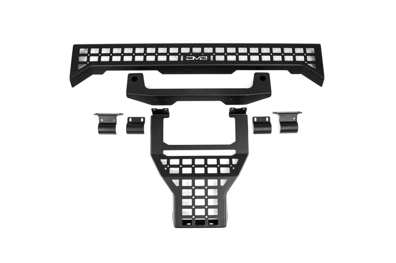 Jeep Wrangler JK Molle Panels - Overhead - DV8 Offroad - Black - `07-`18